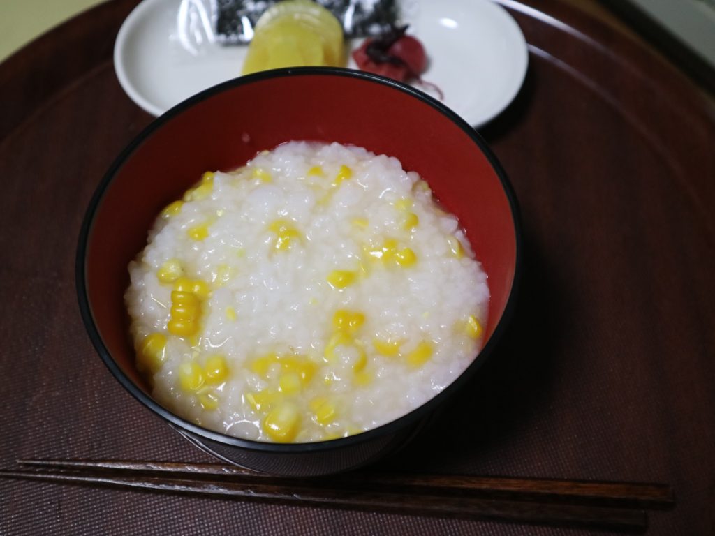 とうもろこし粥膳