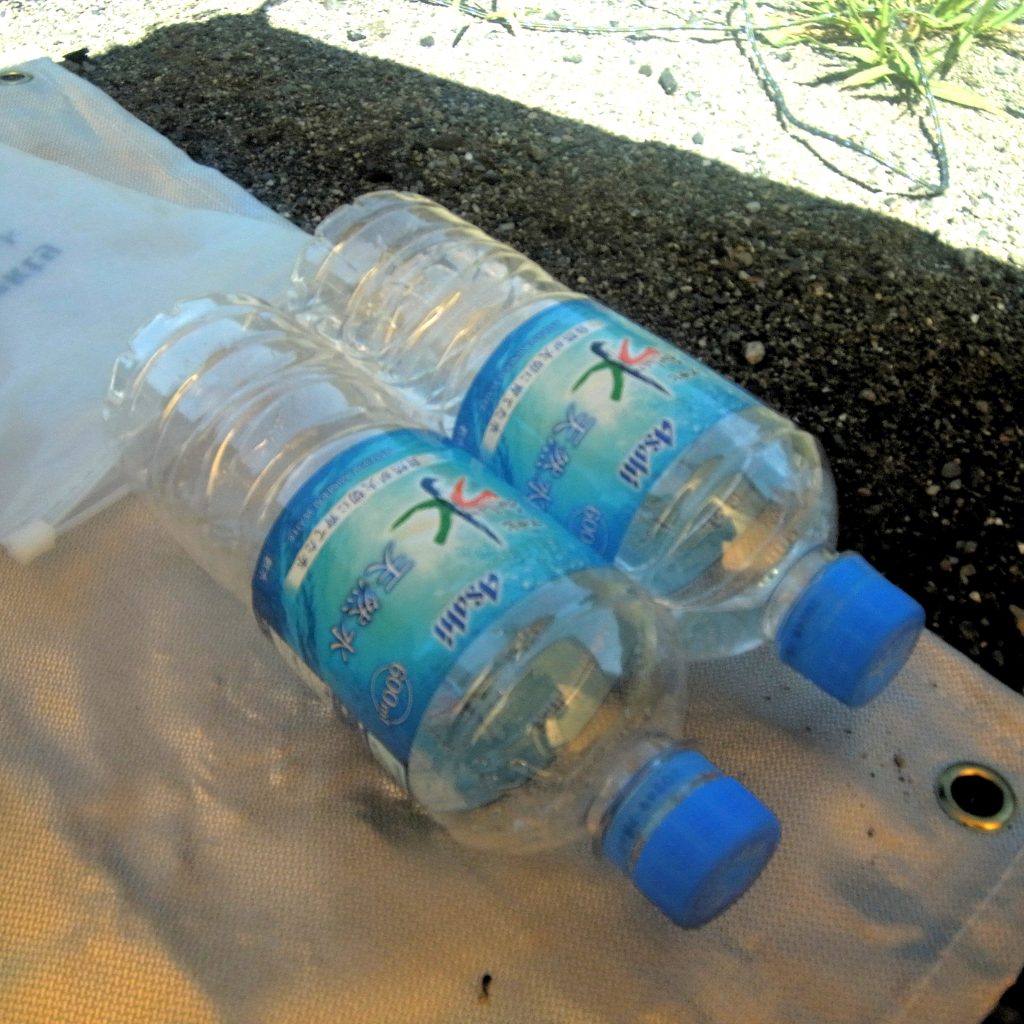 水は500ccで