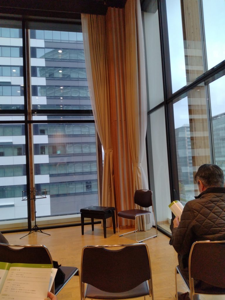 試奏会場風景